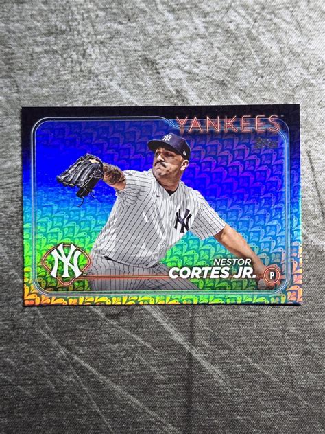 2024 Topps Series 1 Nestor Cortes Jr New York Yankees 51 Holiday Foil