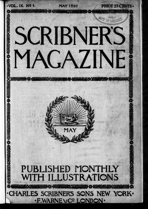 Scribner's Magazine 1891-05: Vol 9 Iss 5 : Free Download, Borrow, and ...