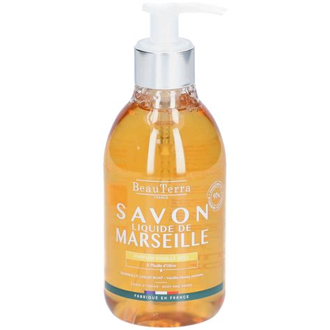 BeauTerra Savon Liquide De Marseille Vanille Miel 300 Ml Farmaline