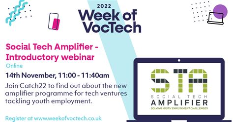 Social Tech Amplifier Introductory Webinar Ufi VocTech Trust