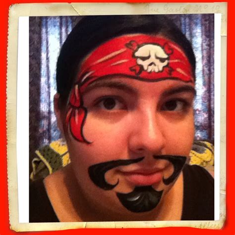 Pirate Face Painting Pirate Face Paintings Face Painting Pirate Face