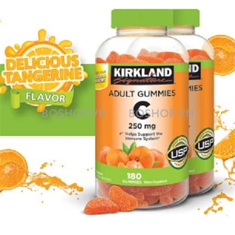 Mua Kẹo Dẻo Bổ Sung Vitamin C Kirkland Adult Gummies C 180 Viên giá