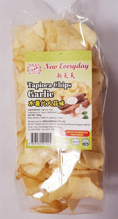 Tapioca Chips Garlic 220g