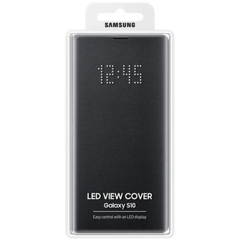 SAMSUNG EF NG973 LED View Cover For Galaxy S10 Fekete IPon Hu