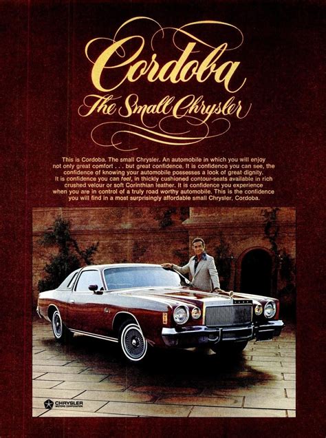 See Ricardo Montalban Pitching Chrysler Cordoba The Car With Soft