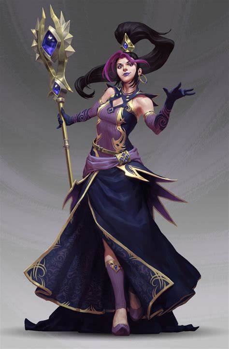 Sorceress McLean Kendree Fantasy Character Design Female Character