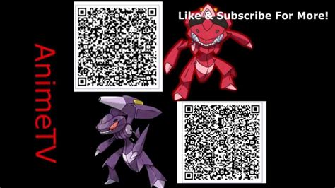 Qr Code Genesect Normal And Shiny Pokemon X Y Oras Youtube