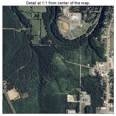 Aerial Photography Map Of Clinton Ar Arkansas