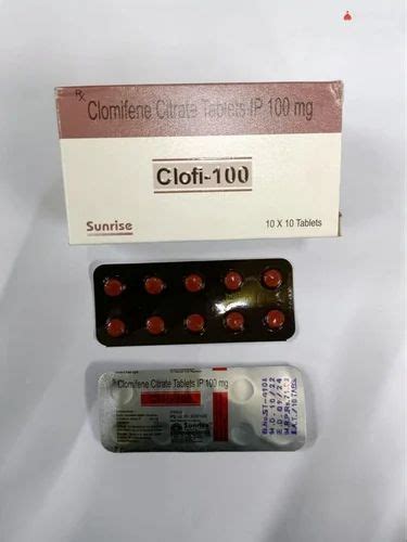 100mg Clomiphene Citrate Tablet Fertomid 100 Tablet Packaging Type