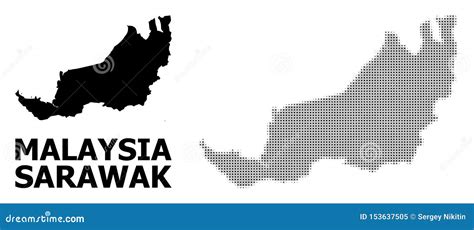 Sarawak Map Vector 131508906