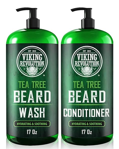 Amazon Viking Revolution Tea Tree Oil Beard Wash And Beard