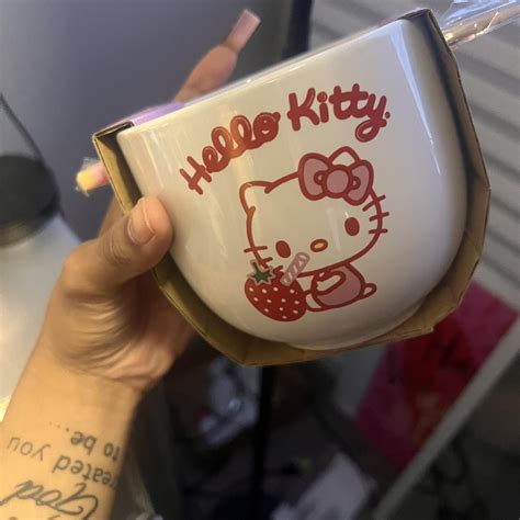 HELLO KITTY ramen noodle bowl 🎀 BRAND NEW - Depop