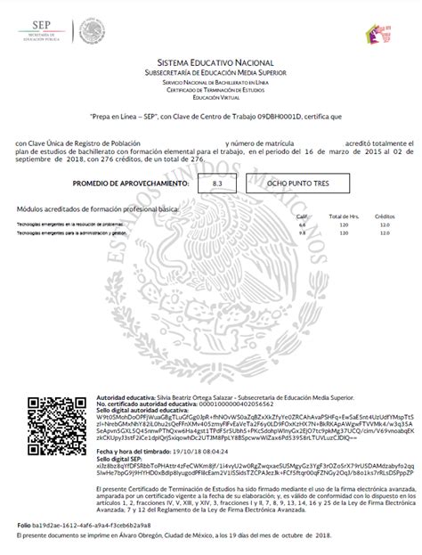 Registro De Certificados De Bachillerato Image To U