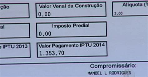 G Moradores De Suzano Reclamam De Aumento De At No Iptu