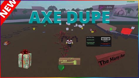 How To Dupe Axes In Lumber Tycoon New Method Youtube