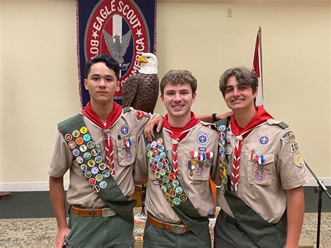 3 More Eagle Scouts officially Charged at Troop 103 – Boy Scout Troop ...