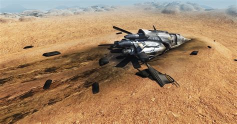 Crash Landed Ship 3d Sci Fi Unity Asset Store