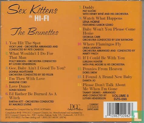 Sex Kittens in Hi Fi The Brunettes 14 Sassy Selections CD DZS 098 1996 Artistes variés