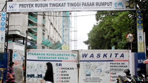 Proyek Rusun Pasar Rumput Dihentikan