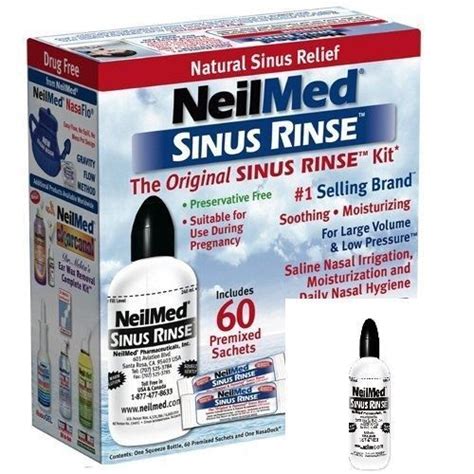 Neilmed Sinus Rinse Starter Kit With Bottle Premixed Sachets Ebay