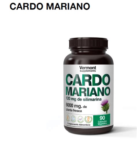 Cardo Mariano Silimarina 120 Mg VERMONT 90 Capsule Naturomedica