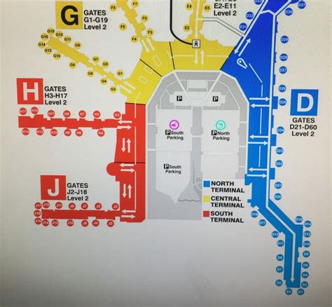 Mia Airport Terminal Map