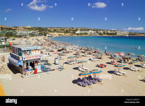 Mellieha Bay, Malta Stock Photo - Alamy