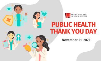 On Public Health Thank You Day We Thank Arizonans Az Dept Of Health