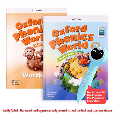 Oxford Phonics World 2 Short Vowels Text Book Workbook Students Book