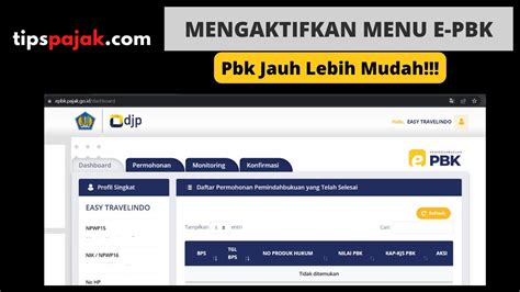 Cara Aktifkan Menu E Pbk Pemindahbukuan Elektronik Tutorial E Pbk Bag