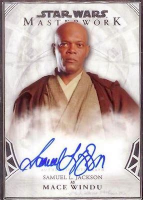 Autographs Samuel L Jackson as Mace Windu - Checklistcenter.com