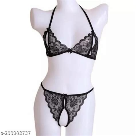 Lace Beach Wear Red Satin Bikini Set At Set In New Delhi ID