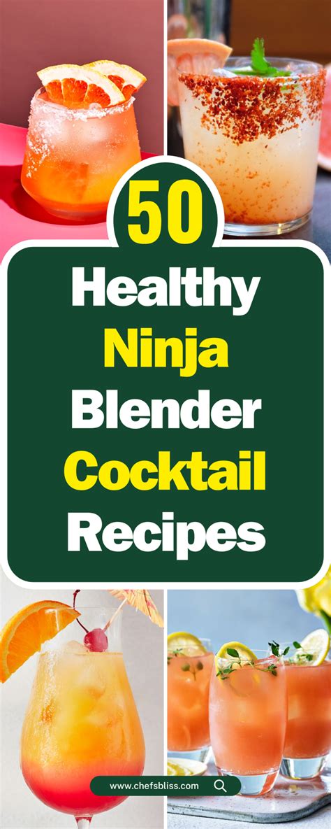 50+ Must-Try Ninja Blender Cocktail Recipes for Every Season! – ChefsBliss