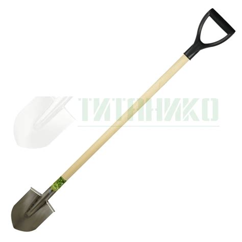 Титановая лопата штыковая Дачная мини