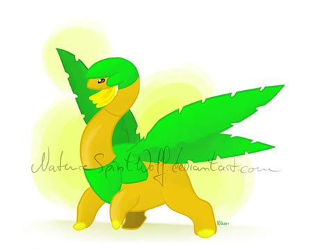 Shiny Tropius by NatureSpiritWolf on deviantART