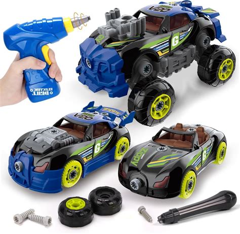 pieces   toys  boys racing car  electric drill