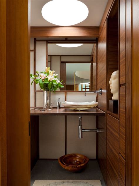 Mid Century By Eric Dyer Modern Powder Rooms Powder Room Design