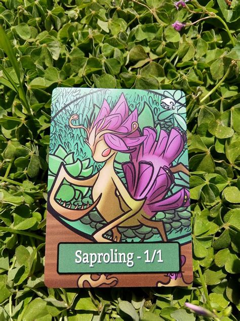 Saproling Custom Token For Magic The Gathering Mtg Etsy