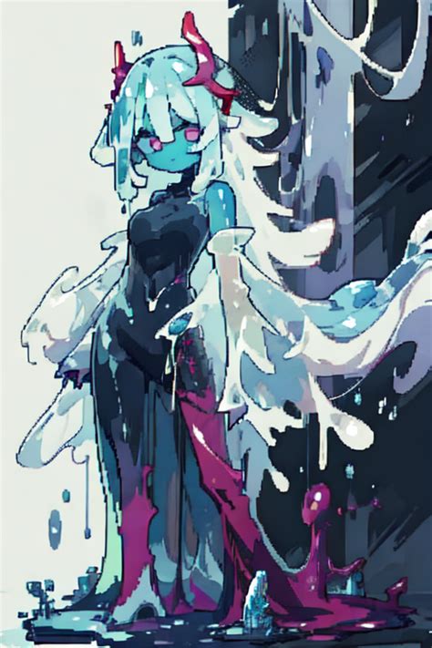 Ai Art Slime Girl By Kuroo123 Pixai