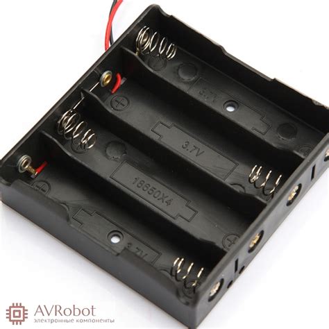 Батарейный держатель для 4 × 18650 аккумуляторов цена купить 2991 ...