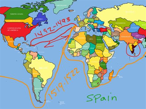 Spanish Inquisition Map