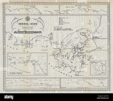 Guaymas mexico map hi-res stock photography and images - Alamy