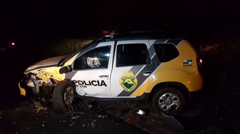 Acidente Com Carro Da Polícia Militar Deixa Três Pessoas Feridas Na Pr