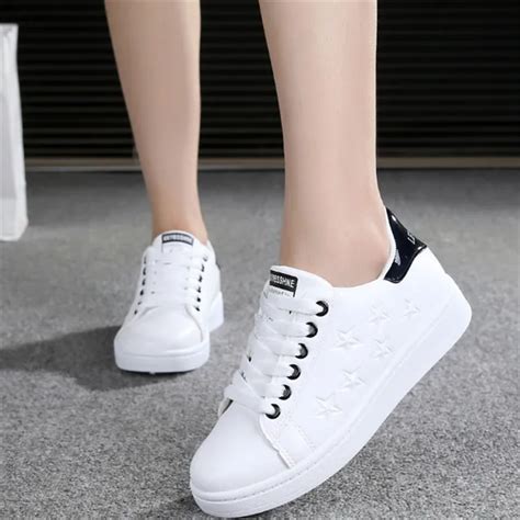 2017 Spring Women Sneakers white Running shoes jogging Woman Sport ...