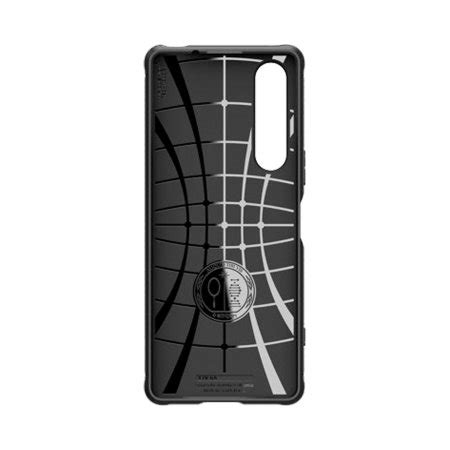 Spigen Matte Black Rugged Armor Case For Sony Xperia 1 V