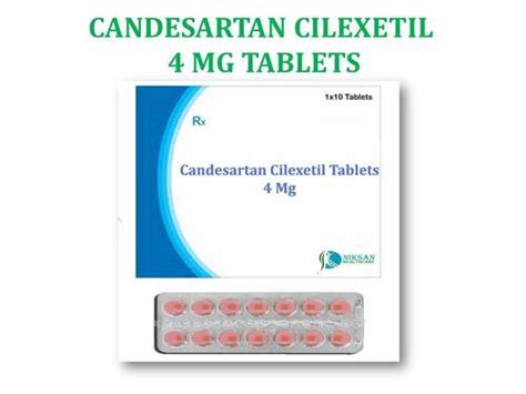 Candesartan Cilexetil 4 Mg Tablets General Medicines At Best Price In