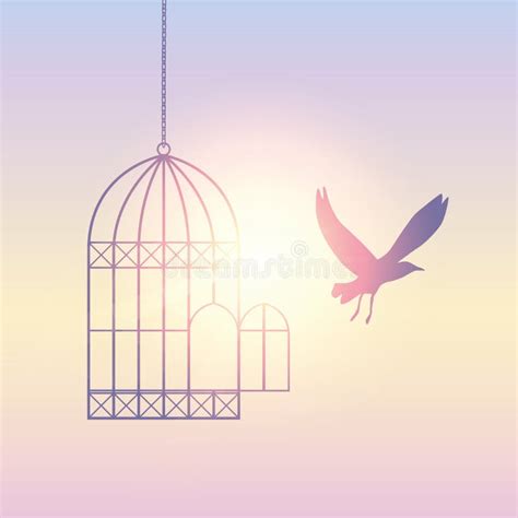 Bird Flying Out Cage Stock Illustrations – 141 Bird Flying Out Cage ...