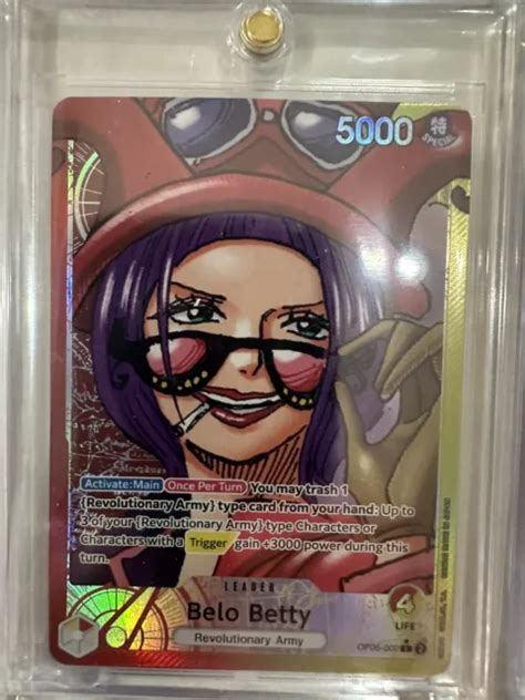 Belo Betty Op05 002 One Piece Alt Art Leader Awakening Of The New Era