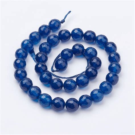 Beebeecraft Strands Natural Malaysia Jade Bead Strands Dyed Faceted