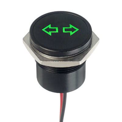 APEM Components Q22F5BXXSG12E3AH LED Indicator Sealed 22mm Flush